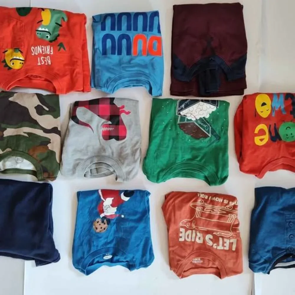 Lot of 11 Boys Long Sleeve Shirts Children's Place, Old Navy, Wonder Nation 5T